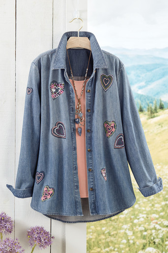 Be My Valentine Denim Shirt
