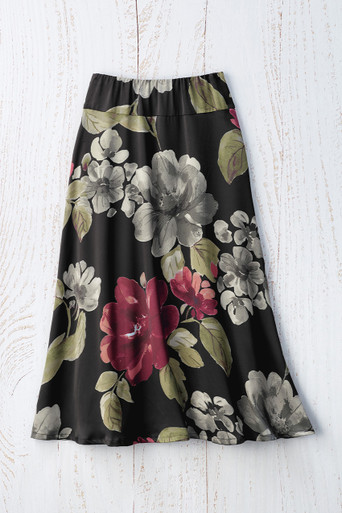 Florencia Satin Maxi Skirt